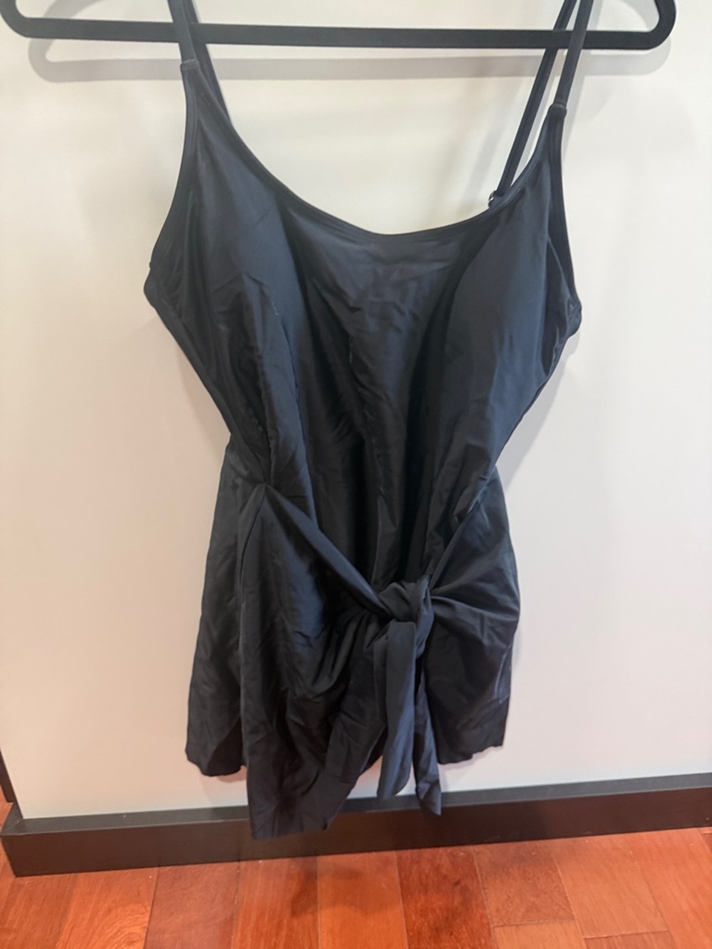 Cupshe Black One-Piece Swimsuit with Side Tie